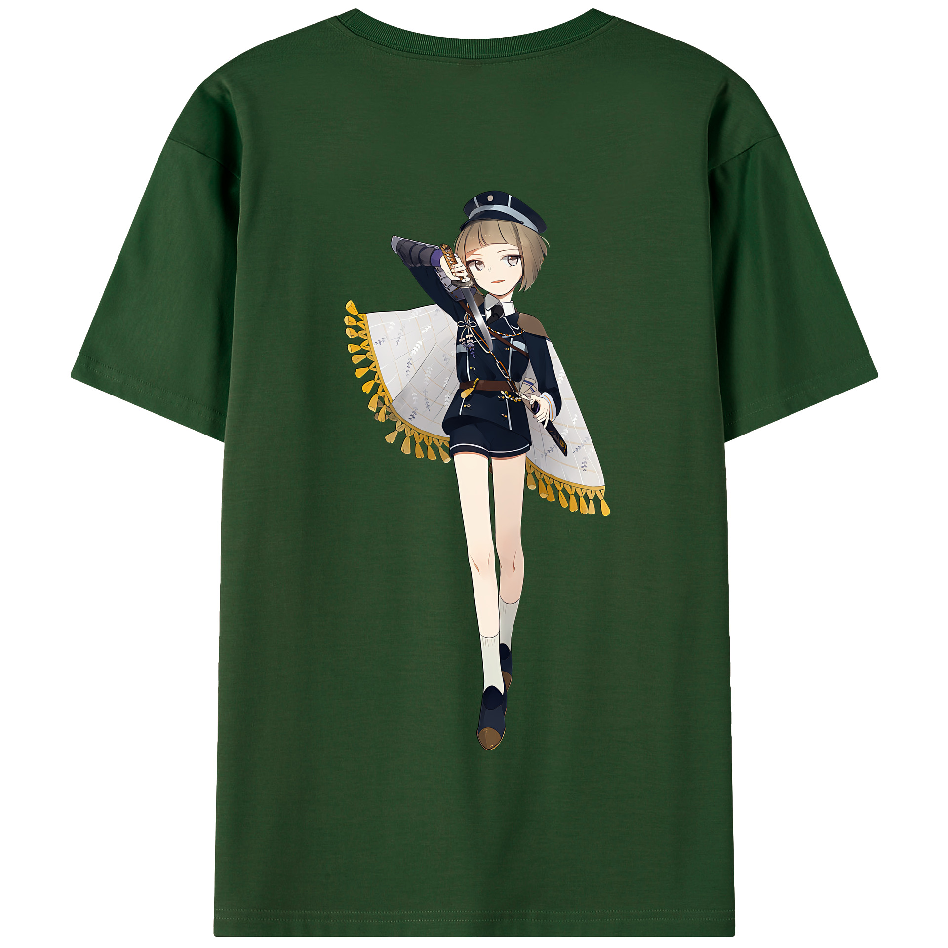 （画像用） 刀剣乱舞 Touken Ranbu 綿100％半袖Tシャツ（背面プリント）